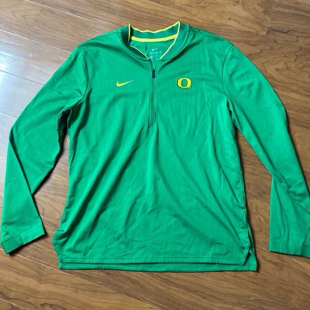 Oregon Duck 1/4 zip pull over